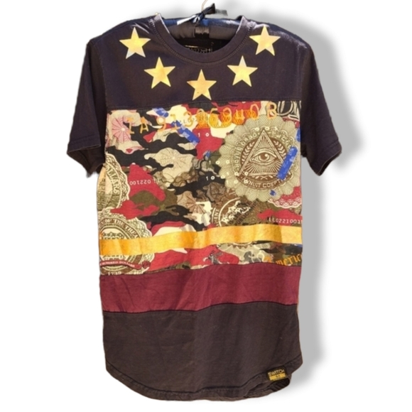 RARE Vtg Y2K Switch Remarkable Japanese Propaganda Graphic Short Sleeve Tee S - Picture 4 of 10